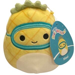 Squishmallow 6” Maui The Pineapple - Official Kellytoy New 2023 Plush - Cute